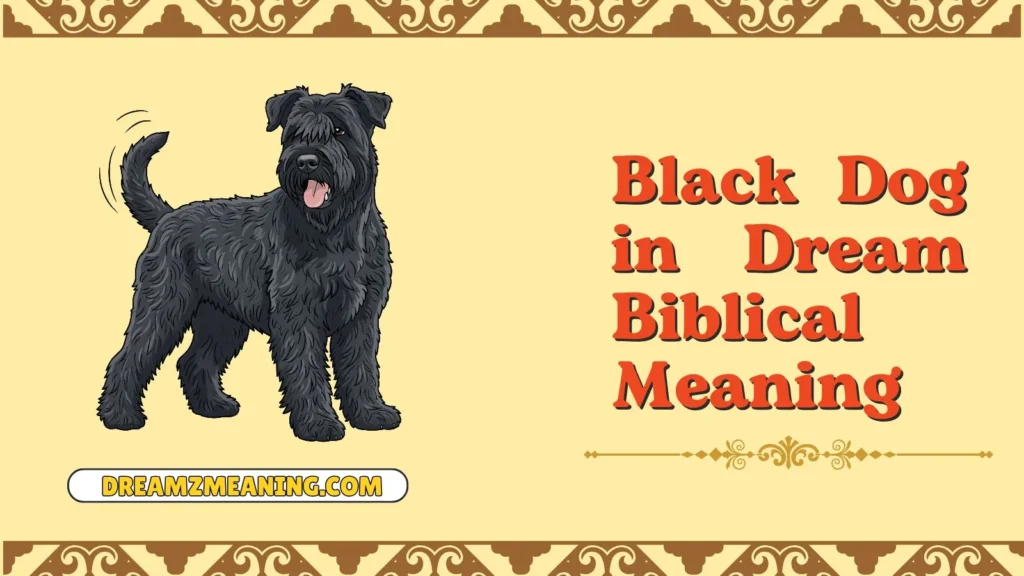 Black Dog in Dream Biblical Meaning