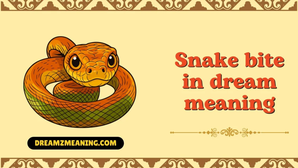 Spiritual Meaning of Snake Bite in Dream