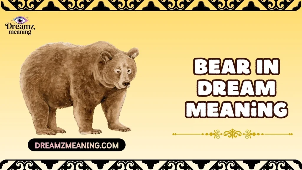 Bear In Dream Meaning