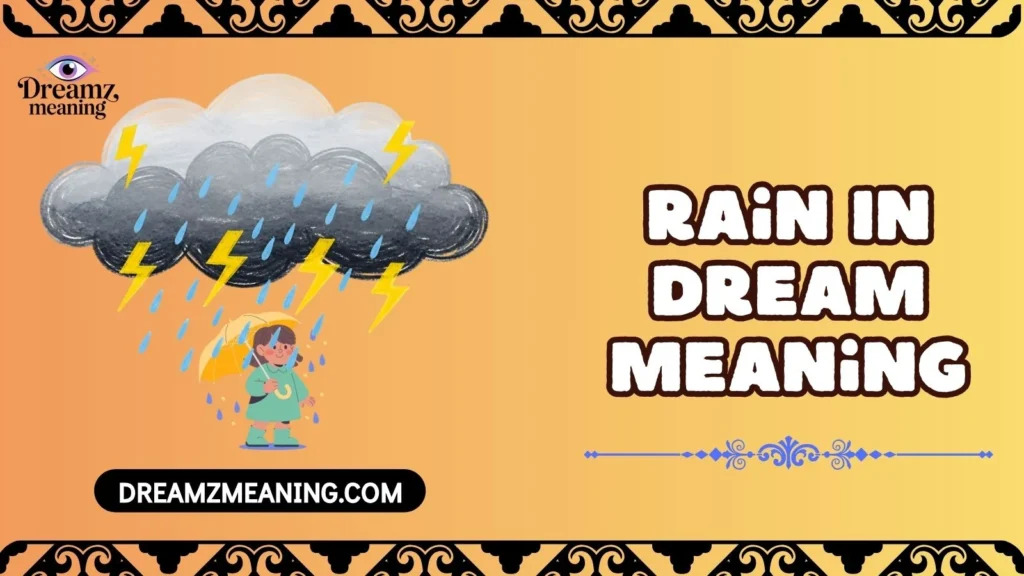 Rain In Dream Meaning