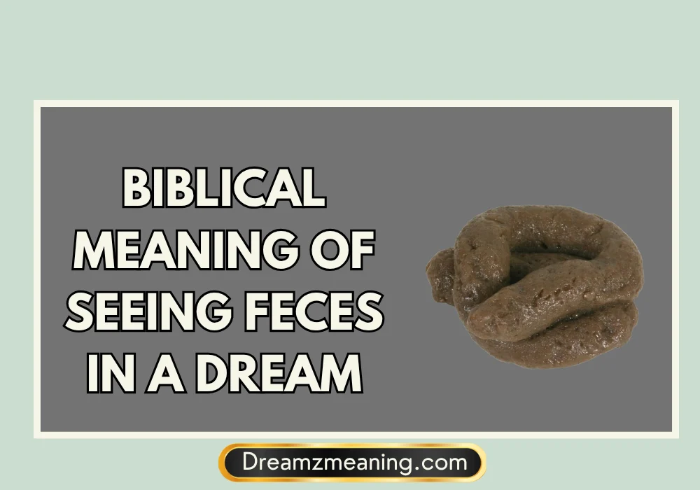 Biblical Meaning Of Seeing Feces In A Dream