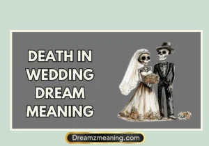 Death in Wedding Dream Meaning