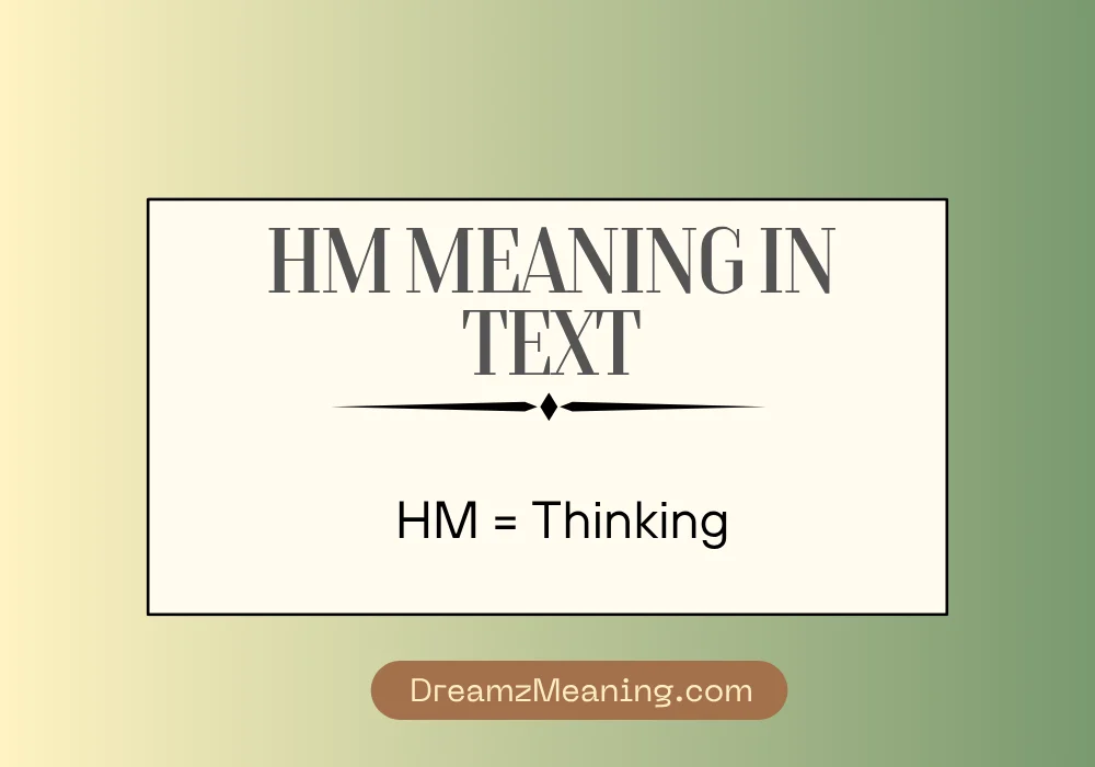 HM Meaning in Text
