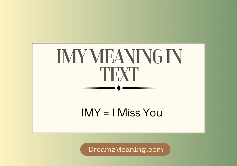 IMY Meaning in Text