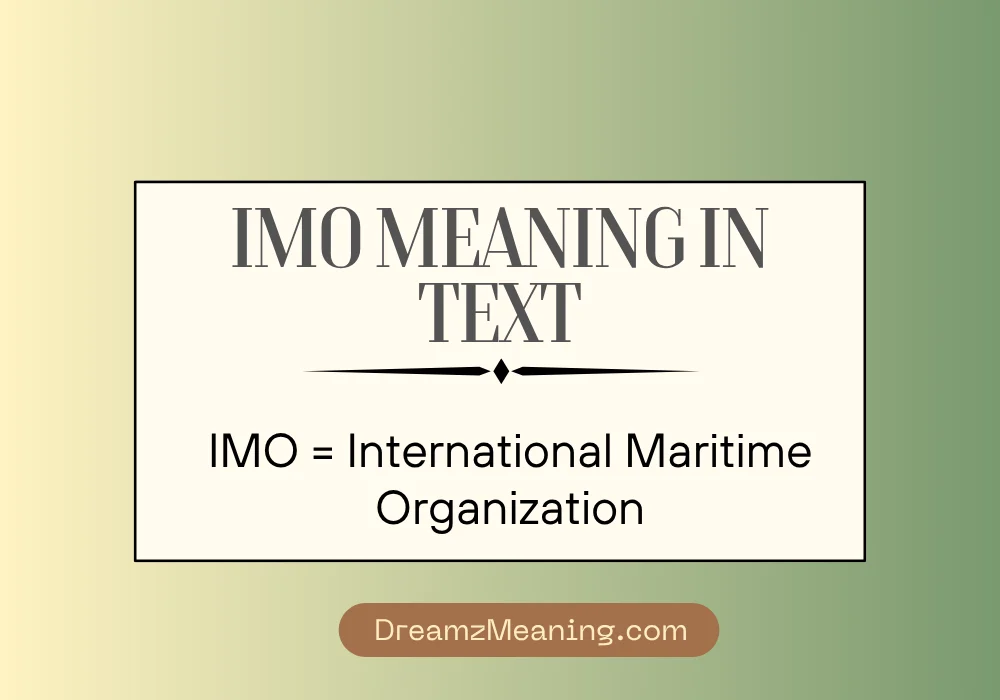 Is IMO Formal or Informal