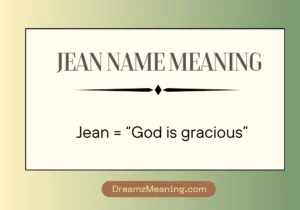 Jean Name Meaning
