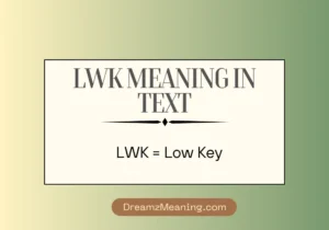 LWK Meaning in Text