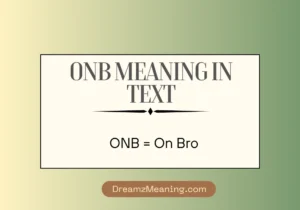 ONB Meaning in Text