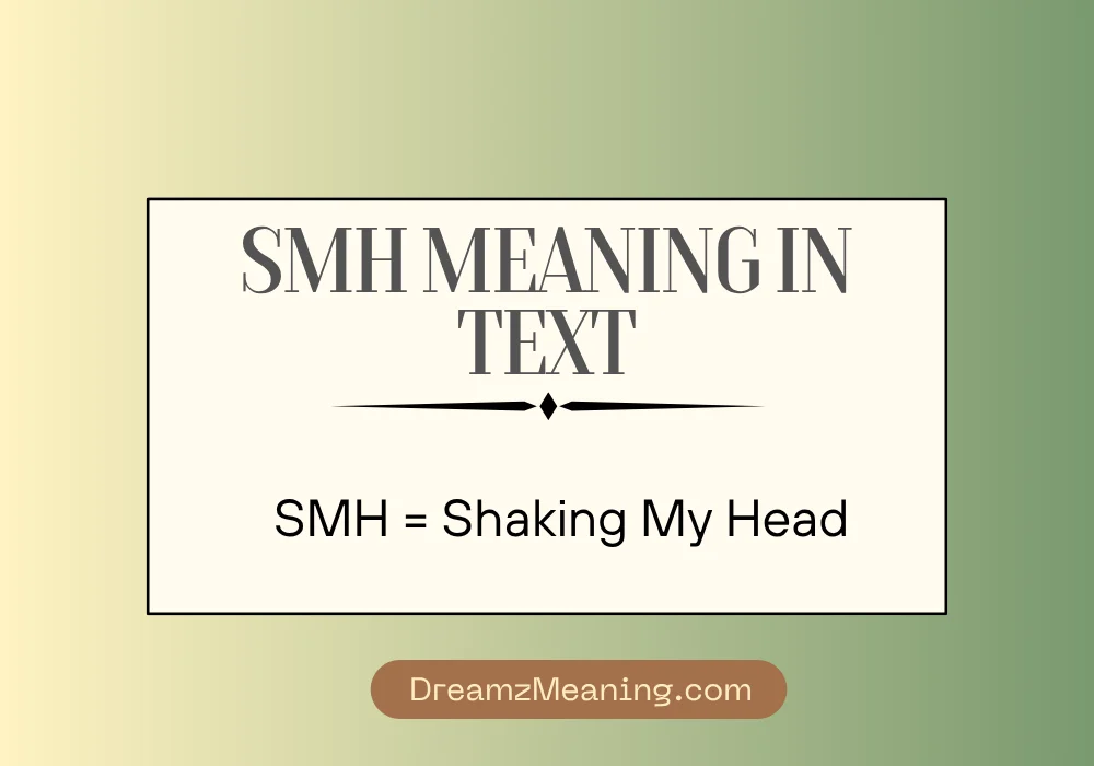 SMH Meaning in Text