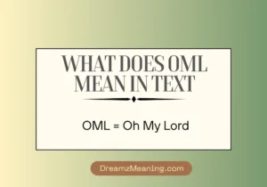 What Does OML Mean in Text