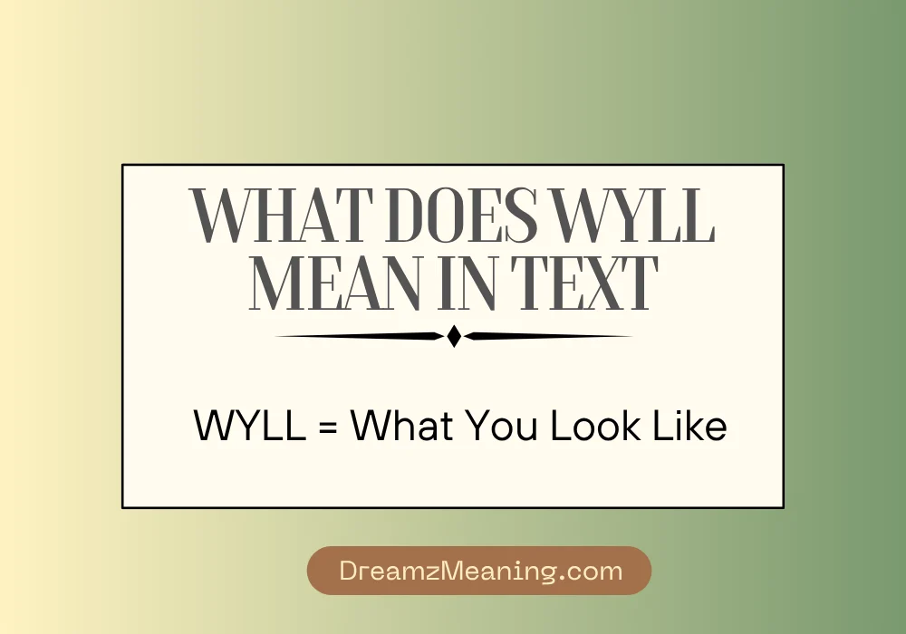 What Does Wyll Mean in Text